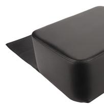 Salon Styling Chair Booster Seat Cushion PU Leather Foam Filling Soft Hair Cutting Booster Seat for Children gray