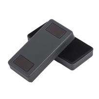 Whiteboard Eraser Magnetic Blackboard Cleaner Microfiber Fabric 2pcs 10.3cmX5.1cmv black
