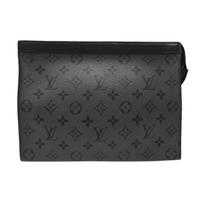 [Pre-Owned] Louis Vuitton Pochette Voyage MM 'Monogram Eclipse Reverse Canvas' - Good #143O9R7 ONE SIZE