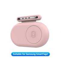 For Samsung Galaxy Smarttag2 Dog Collar Holder Waterproof Silicone Case For Galaxy Smart Tag 2 For Pet Dog Cat Collars Holder A4 white