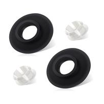 Flush Valve Seal with Clip Replacement kit for Ideal Standard SV01967 Toilet Flush Valve Washer Seal Black Flush Valve Seal Set black