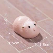10/20Pcs Mini Guinea Pig Figurines Resin Cavy Miniature Animals Figurines Fairy Garden Miniature Moss Landscape Diy Crafts 10Pcs A4