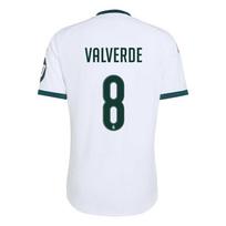 Adidas Real Madrid 8 Valverde Home Quick-Dry Pullover Comfortable Football Jersey Player Version Men jersey JZ7218-8 S