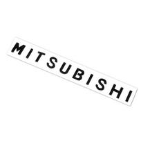 3D ABS Automobilio Priekinio Variklio Dangčio Raidės Logotipo Ženklelis Lipdukas Mitsubishi Ralliart Lancer Colt Outlander ASX Pajero LANCER I200 Cross Galan white