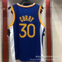 Vyriški NBA Golden State Warriors Krepšinio Marškinėliai Curry 30 Thompson 11 Siuvinėtas Leidimas Kvėpuojanti Sportinė Apranga XXL