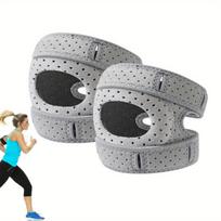 2pcs Sports Kneepads Men's Patella Belt Spring and Summer Silicone Fitness Running Professional Protection Knee Joints Breathable and Light. juoda