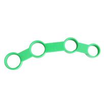 Finger Span Training Hand Grips Hand Finger Exerciser Finger Tension Grip Piano Power Trainer Guitar Accessories L green