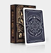 Playing Cards Poker Board Game Werewolf Game Playing Cards Waterproof Cards 3-10 People Party Gathering Game Cards gray