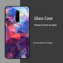 Oneplus 7 Pro dėklas Dangtelis Grūdinto stiklo dėklas Kietas smūgiams atsparus Coque Buferis One Plus 7T Pro 7 T Apsauginis dėklas oneplus7T For Oneplus 7T Pro blue