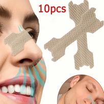 Nasal patches adult and children's sleep snoring correction, physical expansion, breathable nasal patches ventilation nasal beige
