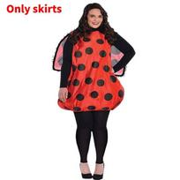 Bee And Ladybug Costume Set With Wings For Childrens Halloween Cosplay Party Fun XL raudona