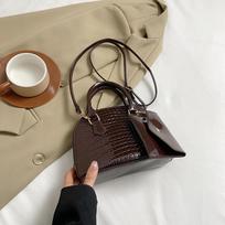 Vintage Leather Texture Handbag with Mini Pouch, Gold Zipper Chic Top Handle Tote Bag Fashion Shoulder Crossbody Purse for Women kava