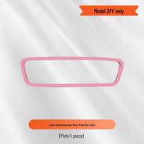 Tesla Model 3/Y Silicone Screen Protector Frame for Center Console Display Red Mirror Silicone Frame