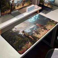 Clair Obscur Expedition 33 Mouse Pad Keyboard Mouse Mat Large Gamer Mousepad Gaming Accessories XXL PC Cabinet Desk Mats 90x40CM 40cmx90cm gray