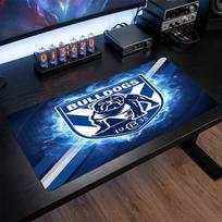 Canterbury-Bankstown Bulldogs Pattern Mousepad Anti?Slip Rubber Desk Pad For Gaming Working Desktop Decoration 30cmx60cm（11.8x23.6inch）