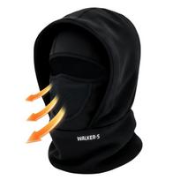 Winter Balaclava Warm Face Mask Neck Gaiter Integrated Double Layer Hat Multifunctional Thermal Headwear one size juoda