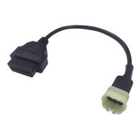 OBD2 to 6PIN Diagnostic Cable for KTM Motorcycle Fault Diagnosis 16PIN OBD2 to KTM 6PIN Adapter Cable black