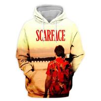 Scarface Movie 3D Print Hoodies Men Women Fashion Streetwear Oversized Sweatshirts Hoodie Male Pullovers Tracksuit Man Clothing XL beige