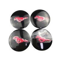 4pcs 56mm Wheel Hub Center Caps Cover Sticker for Ford Mustang Shelby Explorer H40 Edge Mondeo Focus 2 3 Fiesta Kuga Fusion Badge