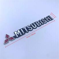 1 vnt. ABS Automobilio Šoninės Raidės Emblema Bagažinės Ženklelis Lipdukas Mitsubishi Lancer 9 ASX L200 Colt Pajero Outlander Eclipse EVO blue