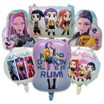 DeMons Hunting Balloon Kit Rumi Figure Balloon Kpop Girl Birthday Decoration Aluminum Film Balloon Baby Shower Party Supplies
