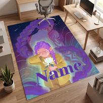 rumi (14) Personalized name Office Carpet Stylish Decor for Living Room Bedroom Kitchen 80cmx120cm