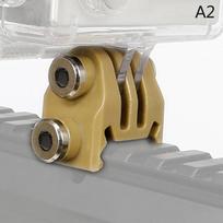 Rail Mount Adapter Action Camera Fixing Adapter Rail Installation Adapter Fixture Holder For Action Camera Outdoor Sports Accessories A2