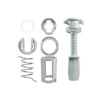 Durų spynos cilindro komplektas 7 dalys su raktais VW Polo 604837167 168 one size white