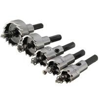 HSS dvimetalo skylių pjūklo rinkinys su grąžtais metalui pjauti iš nerūdijančio plieno geležies ir medžio skylių pjūklo 5pcs sidabras