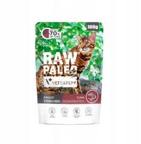 VetExpert Raw Paleo Adult/Sterilised Cat Tuna 100g