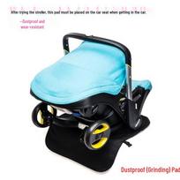 DOONA 4-in-1 Kūdikio nešioklė: Automobilinės kėdutės užvalkalas, Apsauga nuo lietaus, Uodų tinklelis, Pakabinama krepšys, Mamos krepšys, Apsauga nuo saulės, Ratų priedai. white