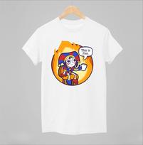 The Amazing Digital Circus T-Shirt Ver02 Gift for Family Fans Cartoon Shirt High-end Luxury Is for Both Men and Women Top Y2k 4XL orange