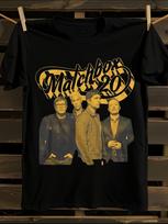 Matchbox Twenty Music Graphic T-Shirt Mens Tshirt Womens Tshirts with Letters Print Short Sleeves T-Shirt Casual Street Tee Shirt Top XL black