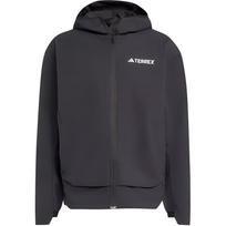 adidas Terrex Multi Softshell Aukštu Kaklu Vienspalvis Striukė Vyriškos Striukės Juoda IX1490 XL black