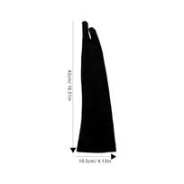 Drawing Glove Two-Finger for Graphic Tablet Digital Painting Sketching Artists Engineers Breathable Flexible Anti-Slip Artist white