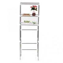 Storage Rack Over Toilet Laundry Washing Machine Bathroom 3‑Tier Shelf Unit   165*53cm gray