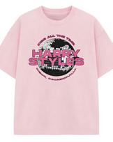 Harry Styles 2026 Concert Doublesided Tshirt Unisex And Unisex Summer Cotton Clothing Casual Fashion Short Sleeved Tee Streetwear 3XL black