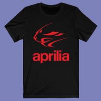 Aprilia raudono logotipo grafinis marškinėlis M red