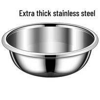 Ypač storas 304 nerūdijančio plieno praustuvas daržovėms, veidui ir skalbiniams Extra Thick Multi-Purpose 1-Piece gray