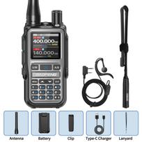 Baofeng UV 5R Mini Racija Bluetooth Programavimo Dažnis Dvigubas PTT Juosta C tipo AM/FM Mėgėjų 2 krypčių radijas Žygiams Medžioklei USB Plug