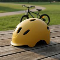 Kids Bike Helmet Collision Resistant Children's Multi-Sport beige
