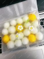 Crispy Squishy Pouch Handmade Crispy Pouch Crackling Wax Balls Squeeze Bag Stress Relief Asmr Pop Sound Fidget Toys For Adults yellow