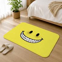 So Cute Mob The V-Verity  Anti?Slip Floor Mat Short Plush Rug Carpet Soft Comfortable Machine Washable Home Decor 40X60CM yellow