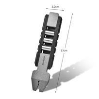 Titanium Multi-Tool Pry Bar EDC Survival Tool Outdoor Camping Hiking Tactical Use Stone Washed