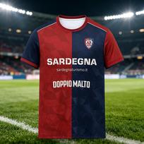 26-27 Nauji Cagliari Sirgalių Futbolo Marškinėliai 3D Spausdinti Greitai Džiūstantys Sportiniai Laisvalaikio Vyriški Trumpomis Rankovėmis T-shirt 6XL