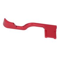 Hot Shoe Thumb Up Rest Hand Grip for A7M4 A7R4 A7R5 A7M5 Camera Aluminum Alloy Ergonomic Design Red raudona