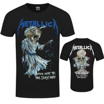 Metallica marškinėliai Doris Juodi Klasikiniai Metalinis Rokenrolis Nauji Oficialūs L gray