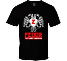 FEDOR EMELIANENKO DVIGUBAS ERelis MMA LEGENDA Unisex Marškinėliai L red