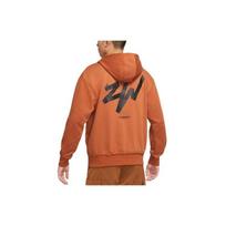 Air Jordan Men Zion Printed Full Zip Hoodie Brown DJ5870-246 XXL brown