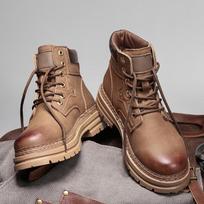 F Spring new men's boots Martin boots casual men's shoes 44 geltona